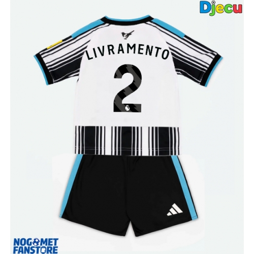 Newcastle United Tino Livramento #2 Domaci Dres za djecu 2026-27 Kratak Rukav (+ Kratke hlače)